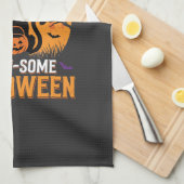 Linge De Cuisine Chat Noir Halloween Incroyable (Quart Plié)