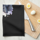 Linge De Cuisine Chat noir mignon en sorcier Casquette - Halloween  (Quart Plié)