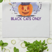 Linge De Cuisine Chat noir uniquement (Plié)