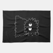 Linge De Cuisine Chat persan noir mignon (Horizontal)