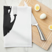 Linge De Cuisine Chat qui grimpe (Quart Plié)