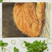Linge De Cuisine Chat roux spirituel (Plié)