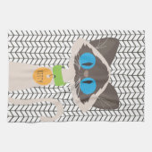 Linge De Cuisine Chat Siamese Tonkinese Personnalisé Kitty (Horizontal)