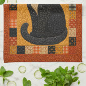 Linge De Cuisine Chat Smoking Quilt (Plié)