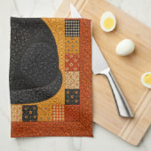 Linge De Cuisine Chat Smoking Quilt (Quart Plié)
