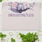 Linge De Cuisine Chat sorcier enchanteur (Plié)
