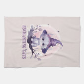 Linge De Cuisine Chat sorcier enchanteur (Horizontal)