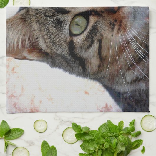 Linge De Cuisine Chat spatial (Plié)