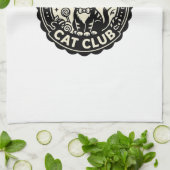 Linge De Cuisine Chat Sucré Mignon Graphique de Chat Drôle - Candy (Plié)