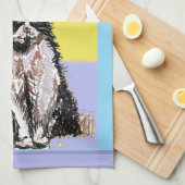 Linge De Cuisine Chat Tabby Pastel Chats Femme Pastel Couleurs (Quart Plié)