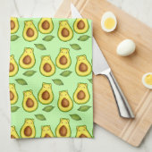 Linge De Cuisine Chat vert Avocado (Quart Plié)