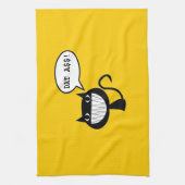 Linge De Cuisine Chat vilain (Vertical)