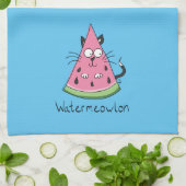 Linge De Cuisine Chat Watermelon Cute Kid's (Plié)
