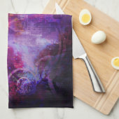 Linge De Cuisine Château assez pourpre d'imaginaire de conte de (Quart Plié)