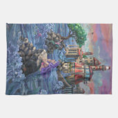 Linge De Cuisine Château de sirène (Horizontal)