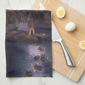 Linge De Cuisine Château Harry Potter | Grand lac à Hogwarts (Quart Plié)