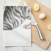 Linge De Cuisine chaton de yoga (Quart Plié)