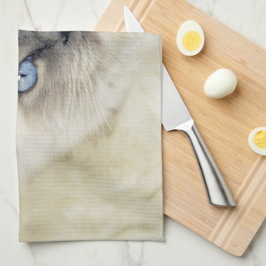 Linge De Cuisine Chaton Ragdoll (Quart Plié)