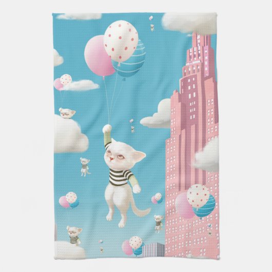Linge De Cuisine Chatons Skyward (Vertical)