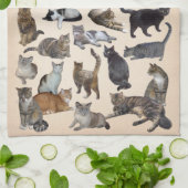 Linge De Cuisine Chats 😸 (Plié)
