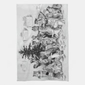 Linge De Cuisine Chats à Noël Louis Wain (Vertical)