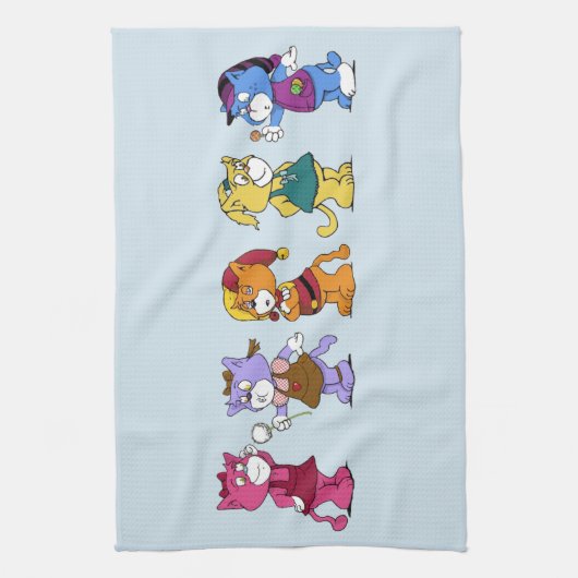 Linge De Cuisine Chats Boomi (Vertical)