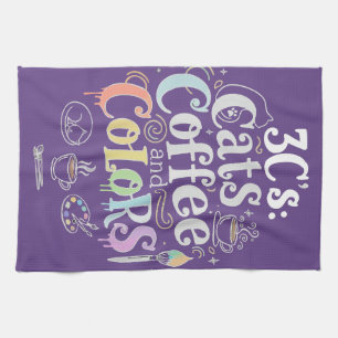 Linge De Cuisine Chats Café et Couleurs