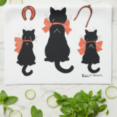 Linge De Cuisine Chats chanceux, Louis Wain (Plié)