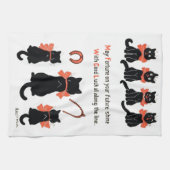 Linge De Cuisine Chats chanceux, Louis Wain (Horizontal)