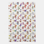 Linge De Cuisine Chats colorés (Vertical)