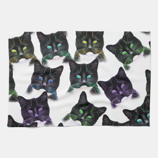 Linge De Cuisine Chats cool (Horizontal)