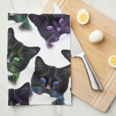 Linge De Cuisine Chats cool (Quart Plié)