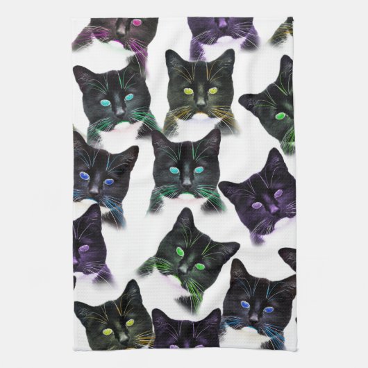Linge De Cuisine Chats cool (Vertical)