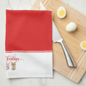 Linge De Cuisine Chats de Noël (Quart Plié)