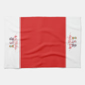 Linge De Cuisine Chats de Noël (Horizontal)