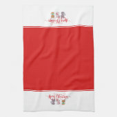 Linge De Cuisine Chats de Noël (Vertical)