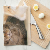 Linge De Cuisine Chats de ragondin du Maine (Quart Plié)