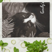 Linge De Cuisine Chats de Yin Yang (Plié)