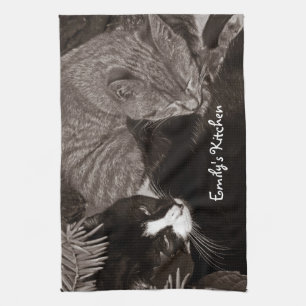 Linge De Cuisine Chats de Yin Yang