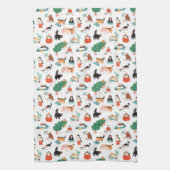 Linge De Cuisine Chats et Motifs de Noël (Vertical)