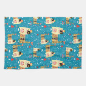 Linge De Cuisine Chats, Hippie, Chats Bohème et Esprit Libre (Horizontal)