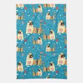 Linge De Cuisine Chats, Hippie, Chats Bohème et Esprit Libre (Vertical)