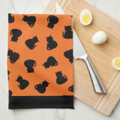 Linge De Cuisine Chats magiques d'Halloween (Quart Plié)