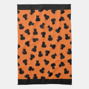 Linge De Cuisine Chats magiques d'Halloween