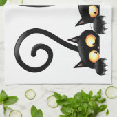 Linge De Cuisine Chats Naughty, Playful et drôle de personnages (Plié)