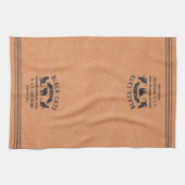 Linge De Cuisine Chats noirs Vintages d'Halloween Personnalisé (Horizontal)