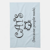 Linge De Cuisine Chats parce que les gens sont nuls (Vertical)