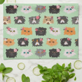 Linge De Cuisine Chats persans fantaisistes (Plié)