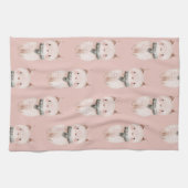 Linge De Cuisine Chats roses (Horizontal)