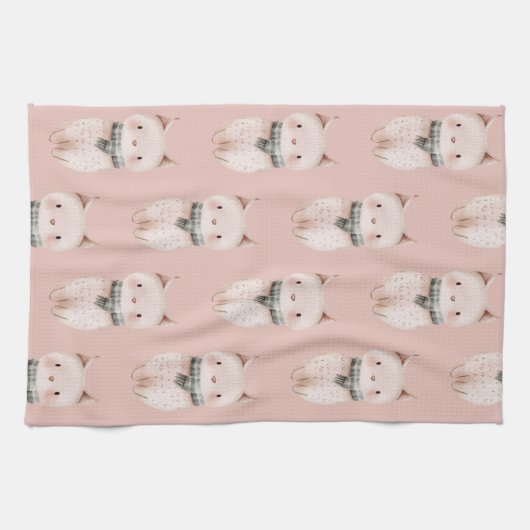 Linge De Cuisine Chats roses (Horizontal)